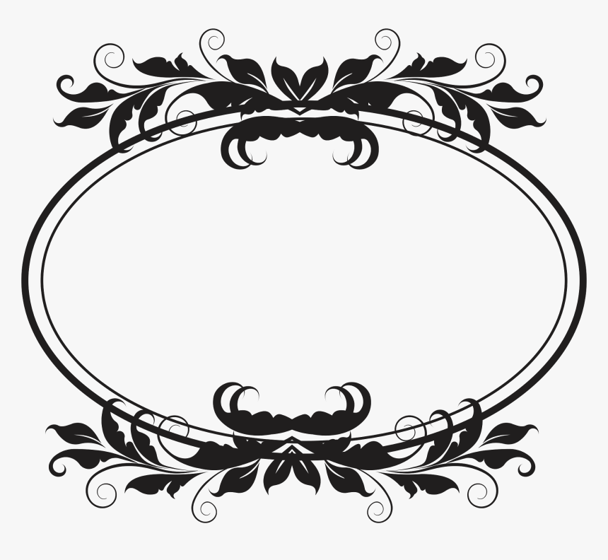 Hairdresser Clipart Vintage Salon - Oval Monogram Wedding, HD Png Download