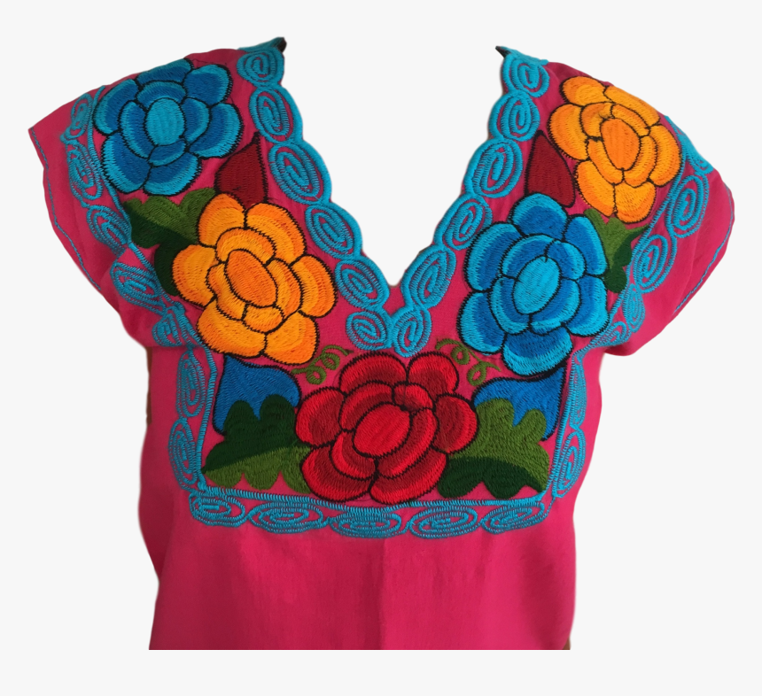 Blouse , Png Download - Mexican Floral Shirt, Transparent Png