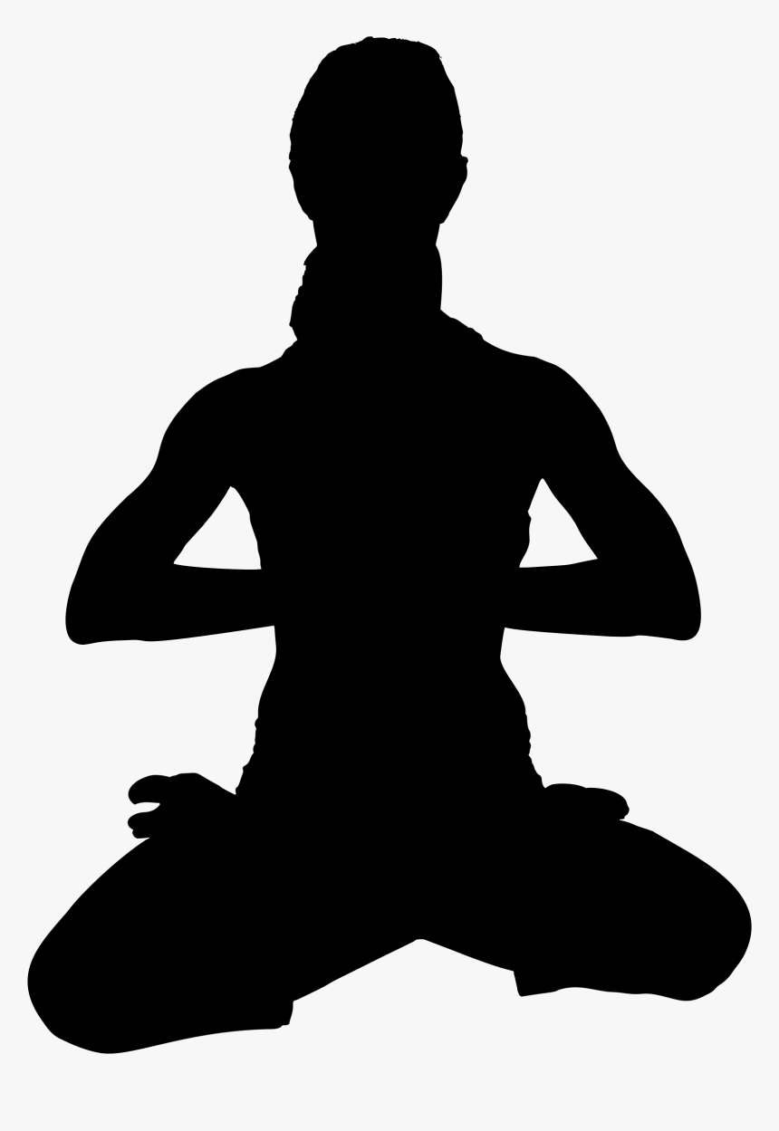 Onlinelabels Clip Art Female - Sitting Pose Yoga Clip Art, HD Png Download