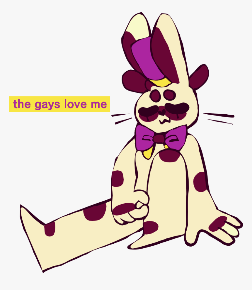 White Rabbit Is A Fluffy Dork Who S Basically Just - Cartoon, HD Png Download