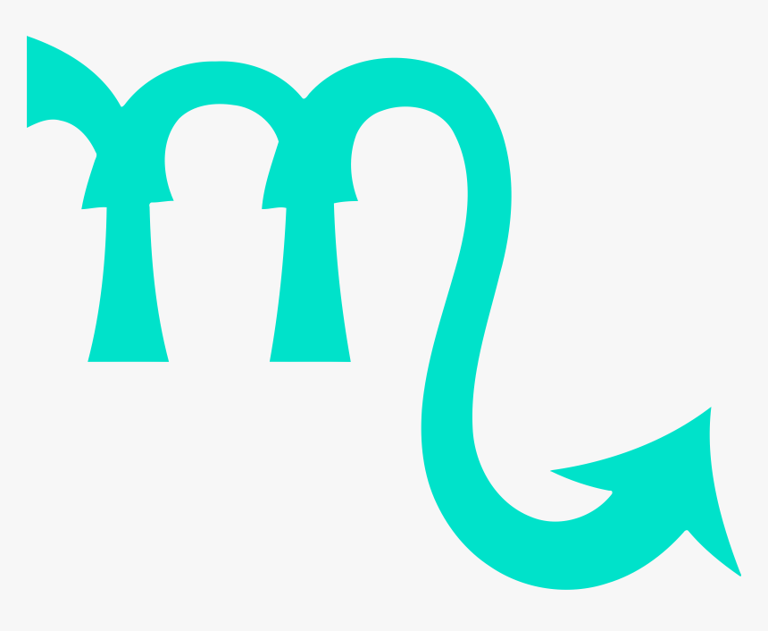 Text,brand,aqua - Scorpio Sign Clipart, HD Png Download