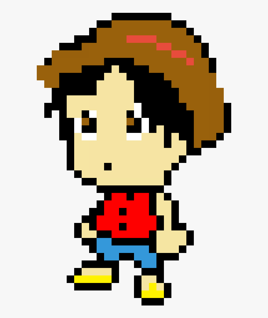 Luffy One Piece Pixel Art One Piece Hd Png Download Transparent Png Image Pngitem
