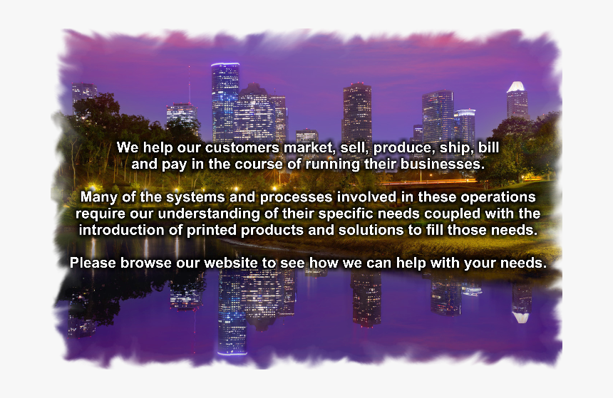 Houston Skyline Png, Transparent Png