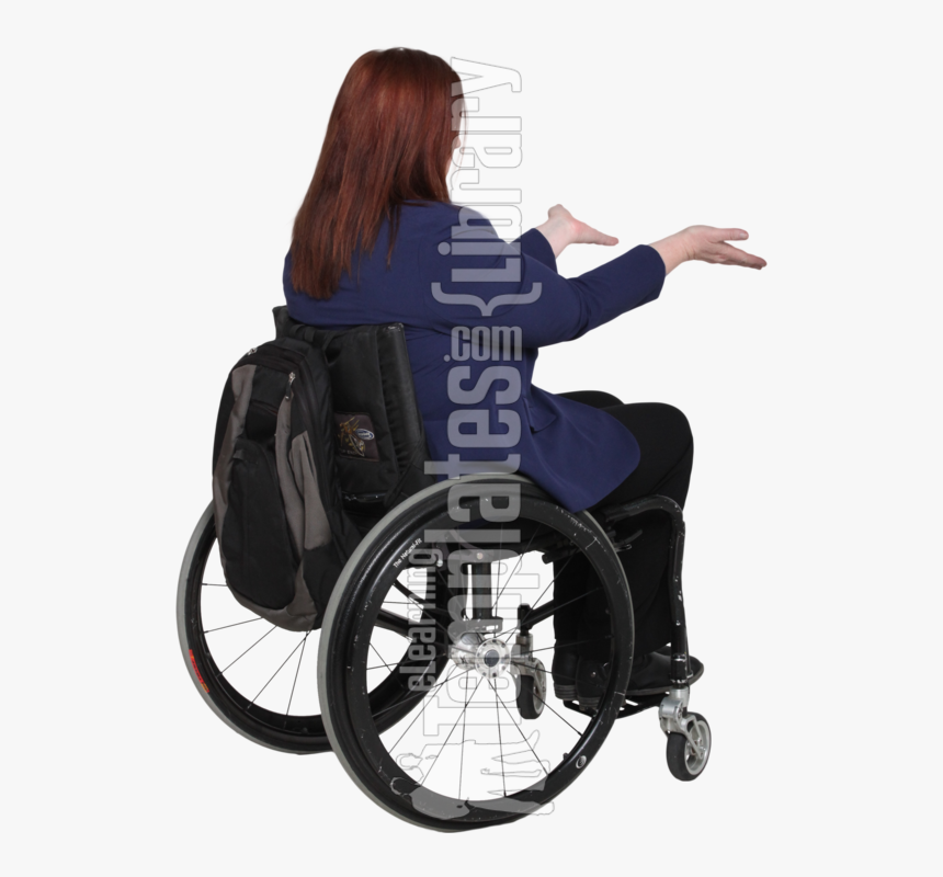 Person Wheelchair Transparent Background , Png Download, Png Download