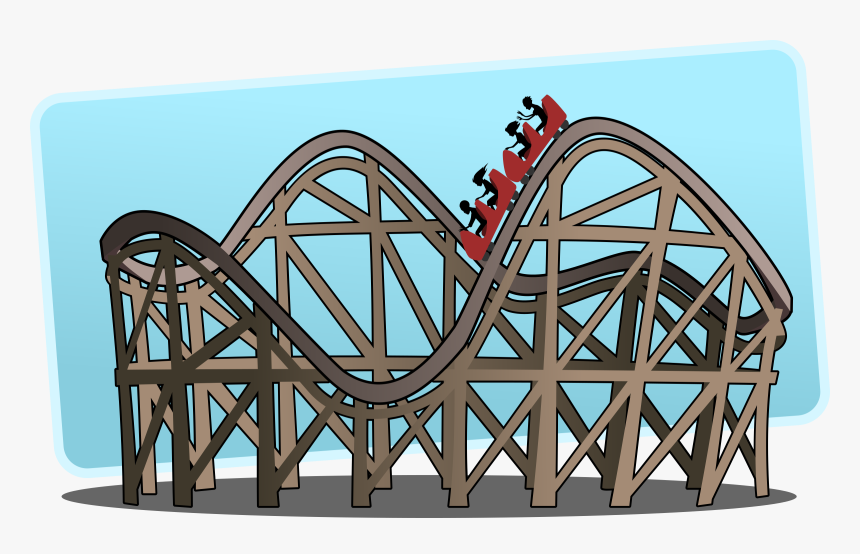 Clip Art Roller Coaster Clip Art Fun Roller Coaster, HD Png Download