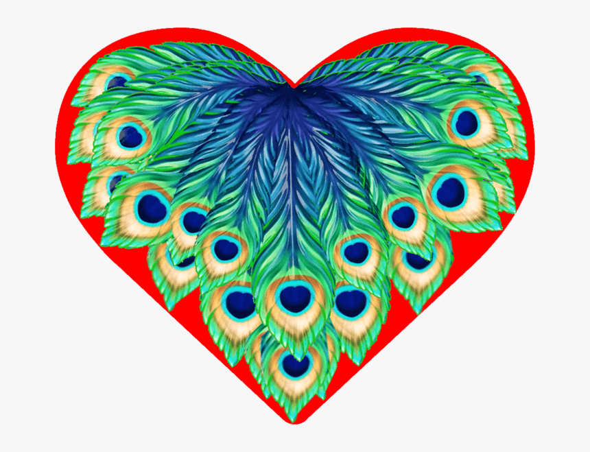 Molly Peacock Heart Logo, A Heart Made Out Of Green, HD Png Download