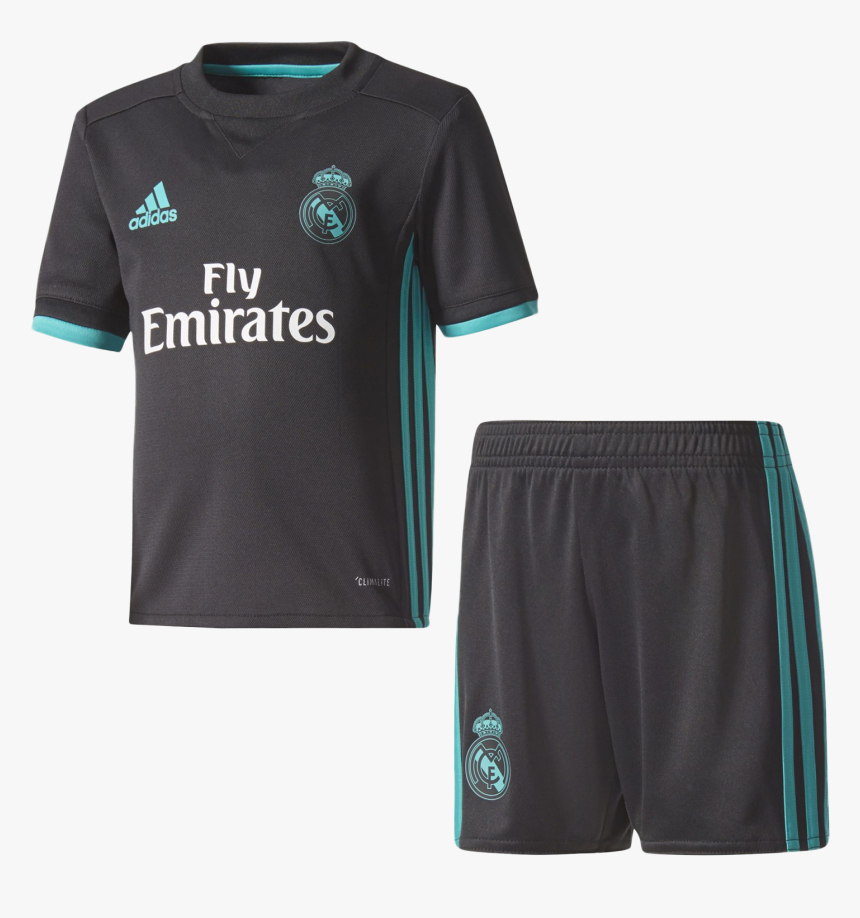 Real Madrid 17/18 Away Minikit 
 Title Real Madrid, HD Png Download