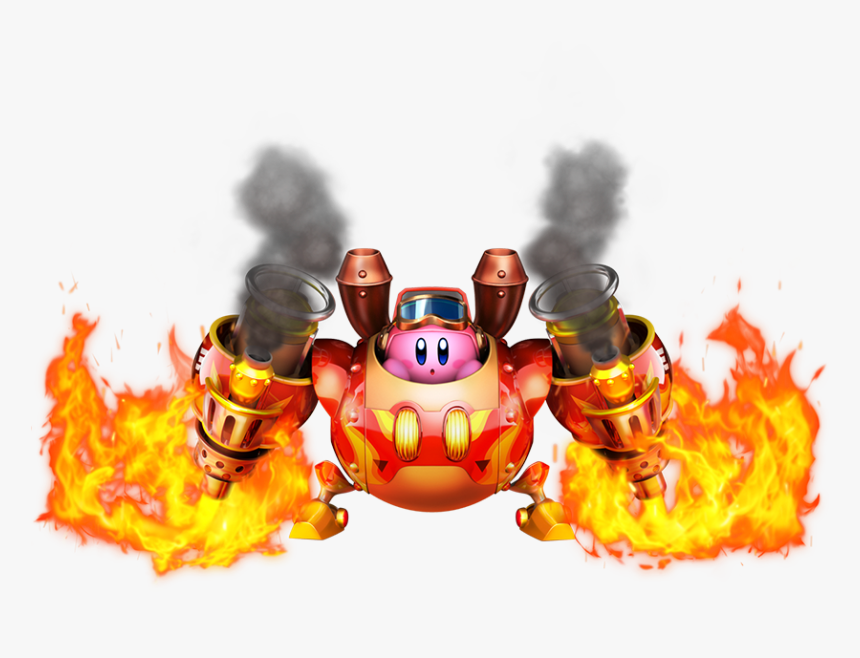 Transparent Racing Flames Png - Kirby Planet Robobot Fire, Png Download