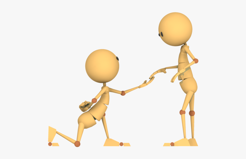 Propse Pose - Cartoon, HD Png Download