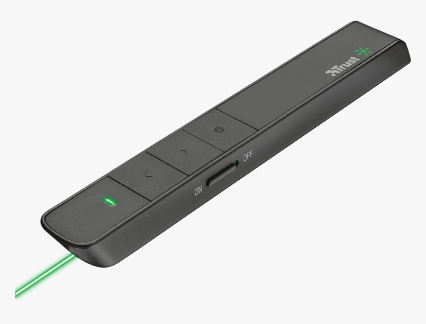 Puntero Láser Inalámbrico Verde Ultrabrillante - Quro Wrls Laser Presenter Accs - Trust B103858, HD Png Download