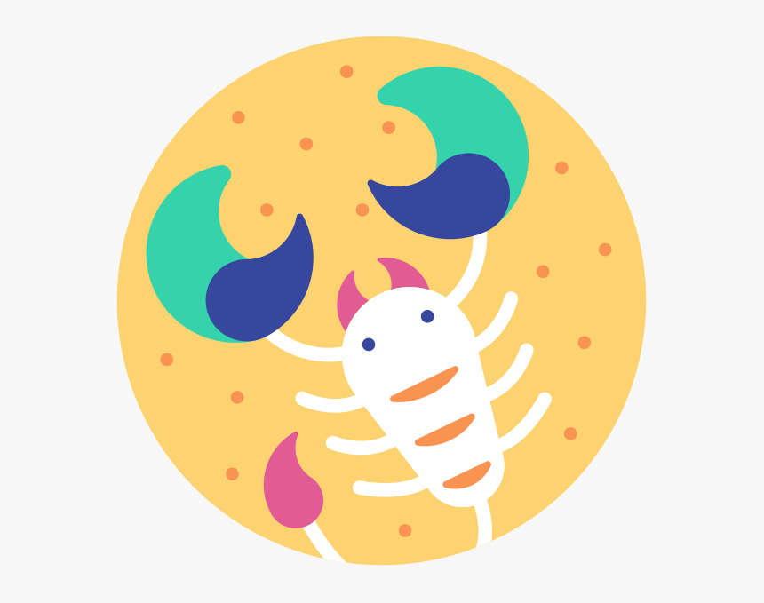 Gemini Vector Scorpio Horoscope - Scorpione Segno Zodiacale Caratteristiche, HD Png Download