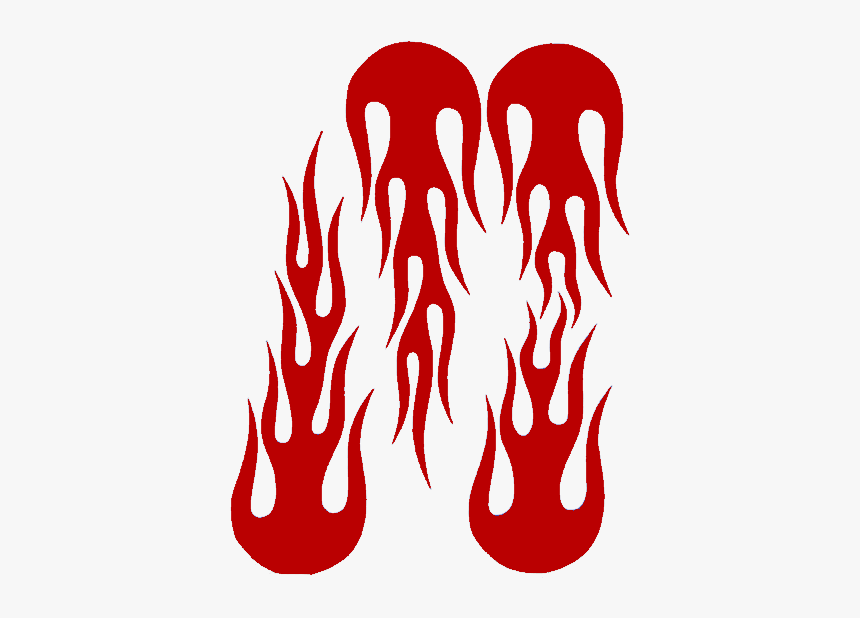 Red Tall Flames - Flames For Cars, HD Png Download
