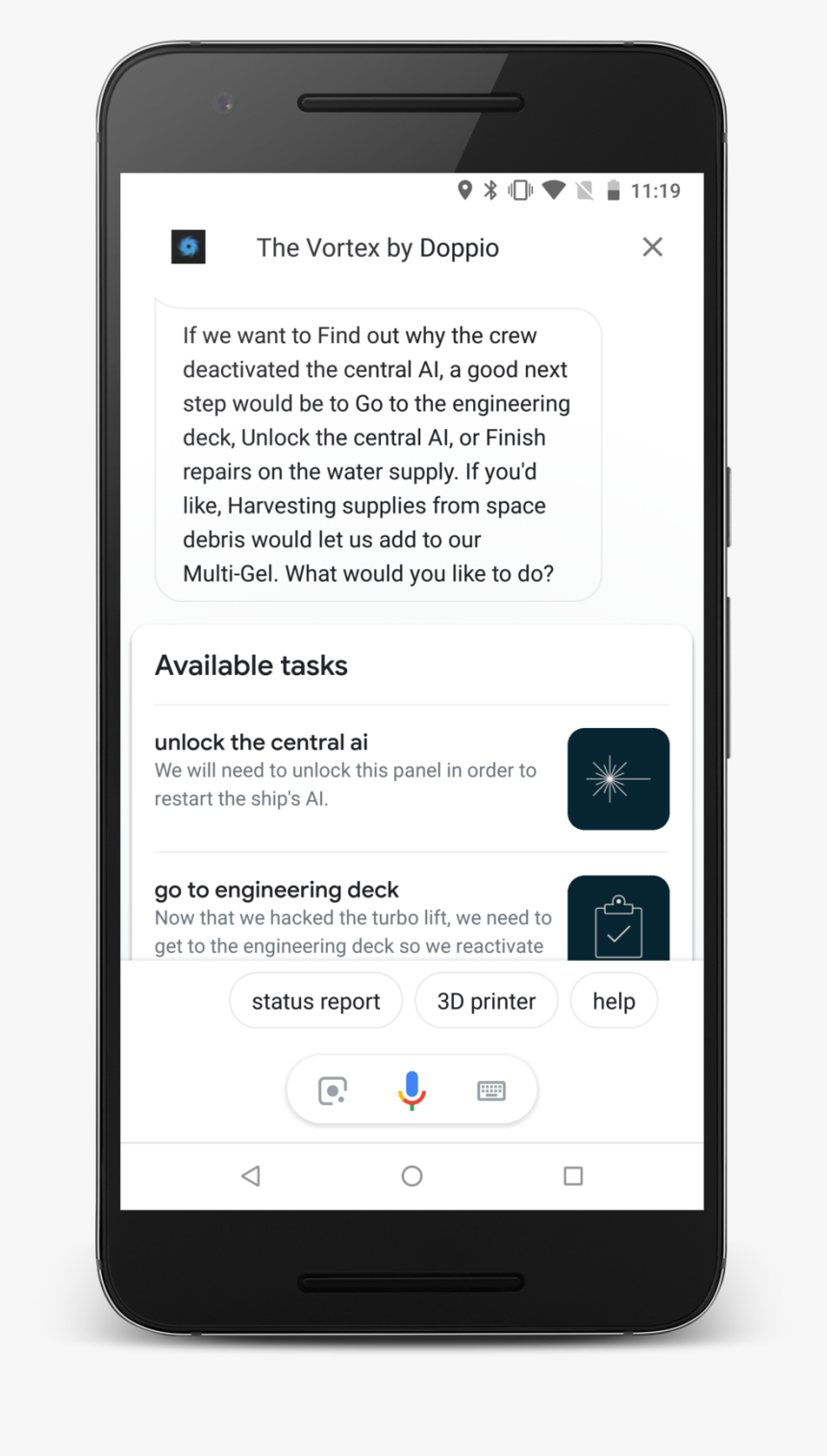 Command A Team Of Bots To Explore Your Environment - Home Screen Messages Epocrates, HD Png Download