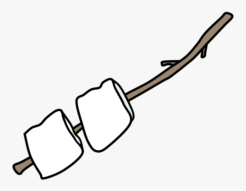 Marshmallow On A Stick Clipart