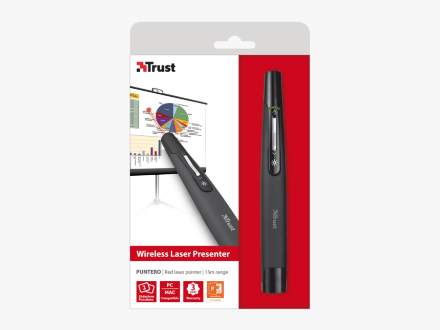 Apuntador Laser Trust Puntero Inalambrico, HD Png Download