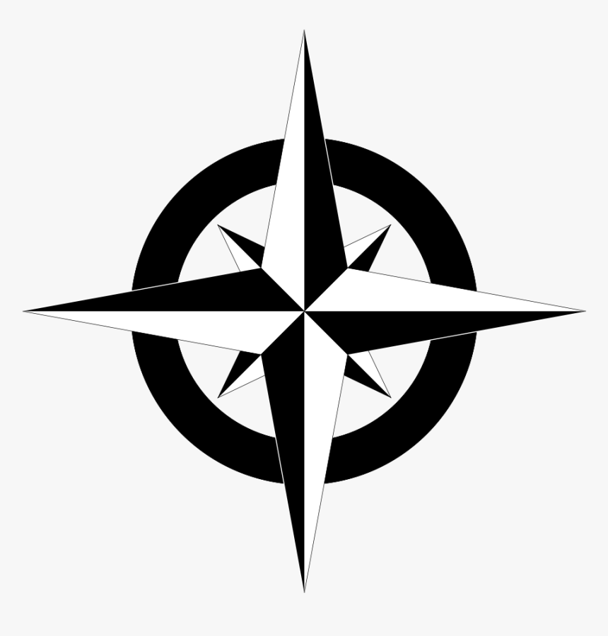 Compass Clip Art - Compass Points In Russian, HD Png Download