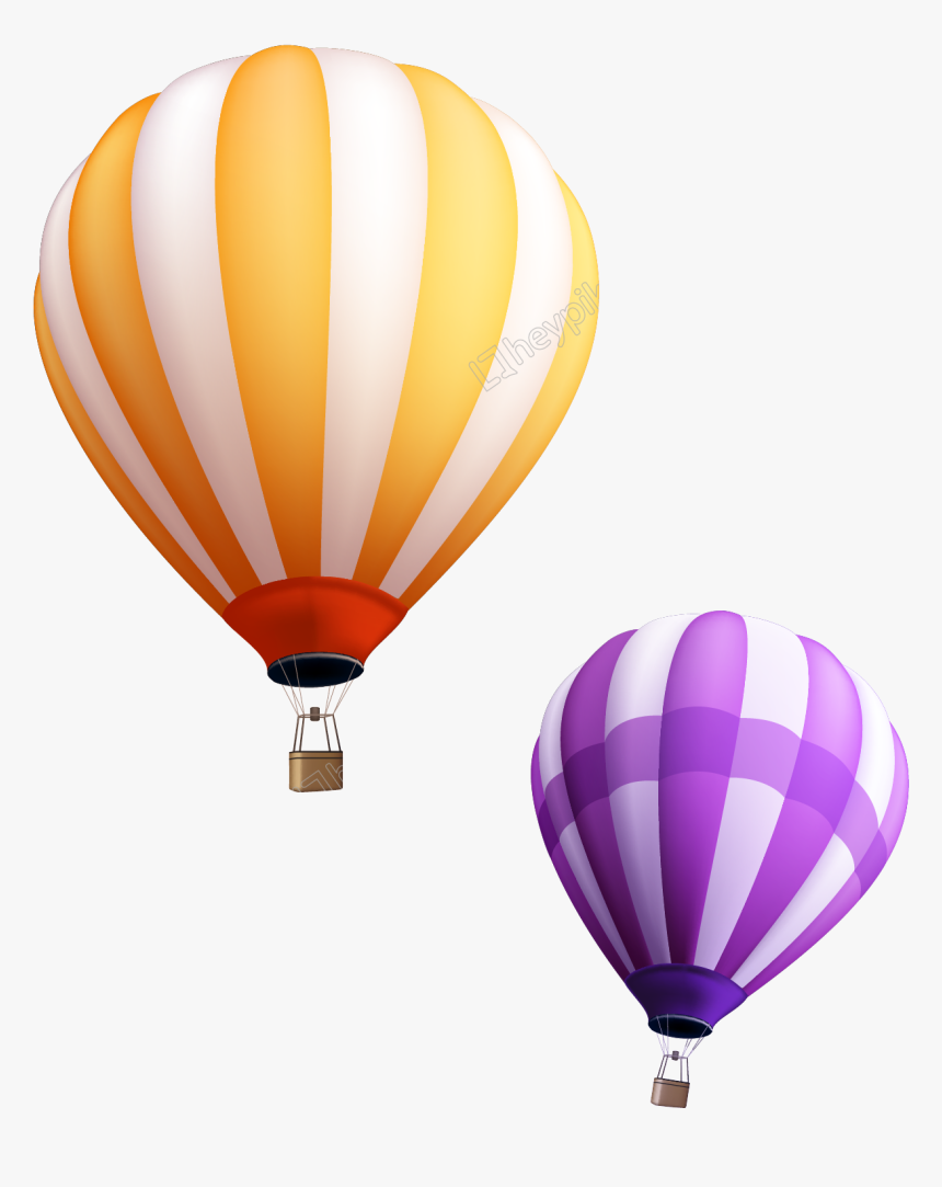 Clip Art Stock Hot Air Balloon Material Transprent - Transparent Hot Air Balloon Clipart, HD Png Download