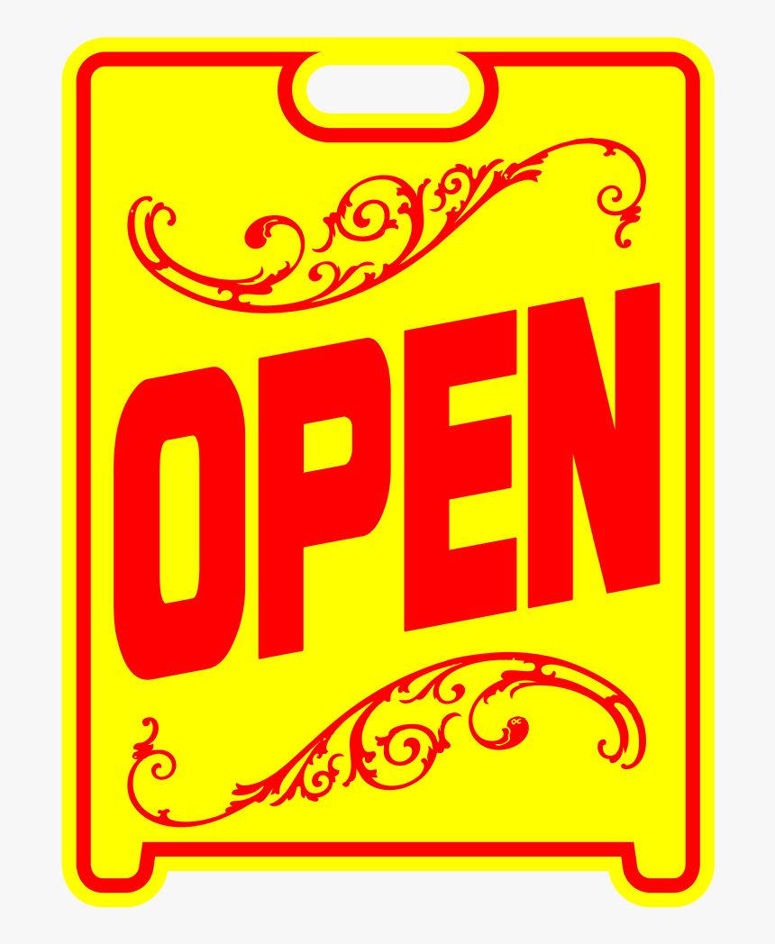 Open Sandwich Board Sign, HD Png Download