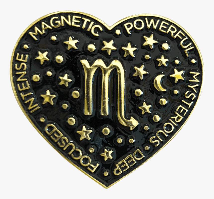 Laser Kitten Scorpio Pin - Heart, HD Png Download