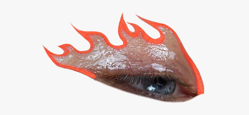 #eye #eyes #png #pngs #orange #flames #aesthetic #makeup - Vampire Bat, Transparent Png