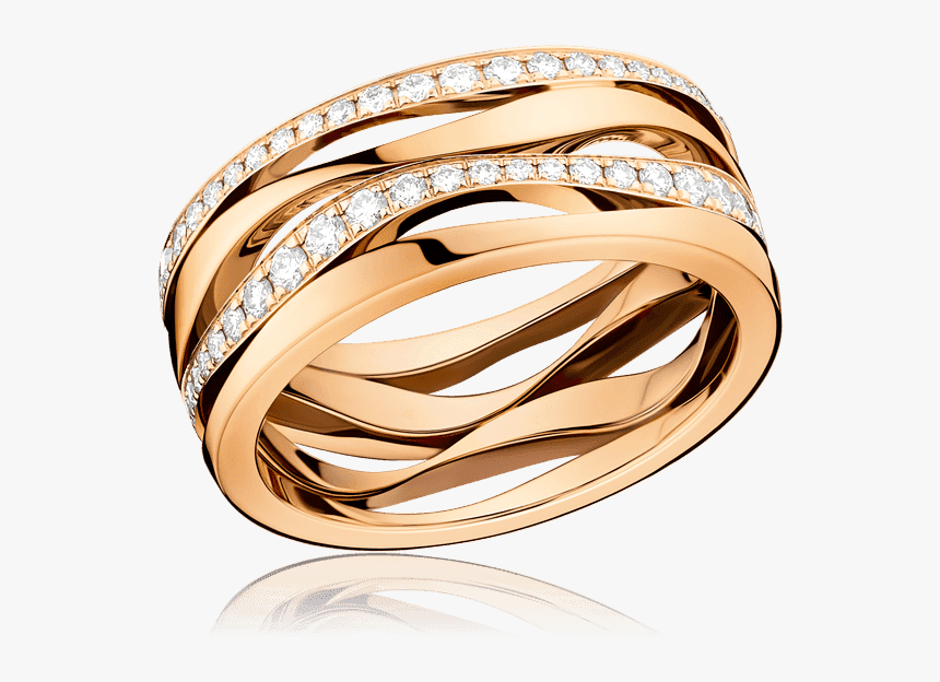 Red Yellow White Gold Ring, HD Png Download