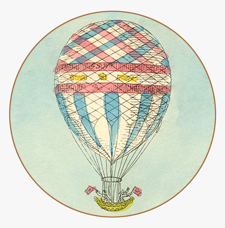 Transparent Vintage Hot Air Balloon Clipart - Hot Air Balloon, HD Png Download