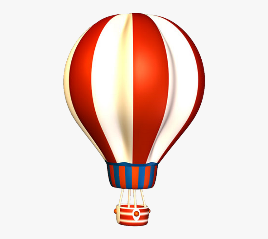 Hot Air Balloon Clipart Public Transport - Globos Aerostaticos Animados Png, Transparent Png