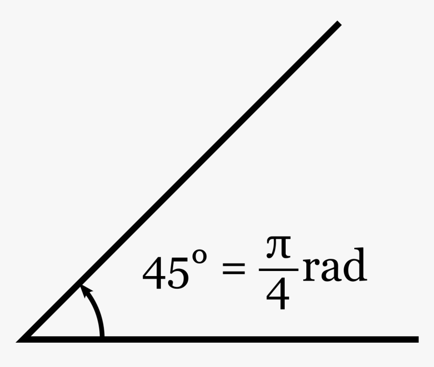 Angulo De 48 Grados, HD Png Download