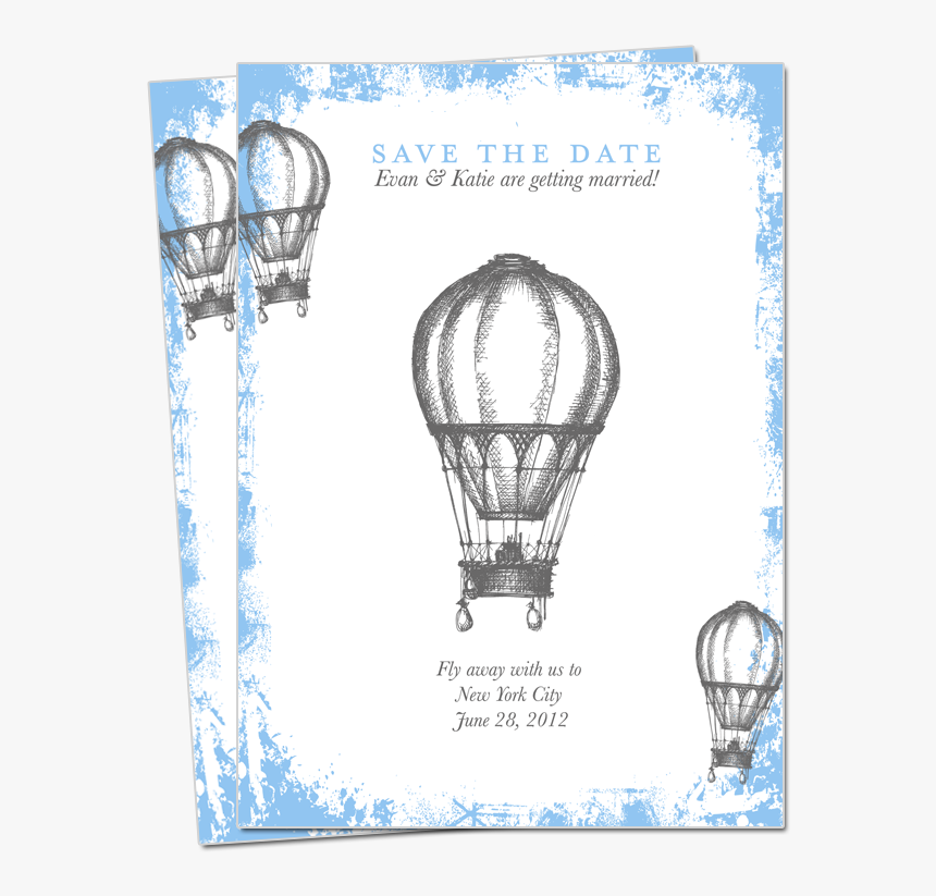 Tim Holtz Hot Air Balloon Stamp, HD Png Download