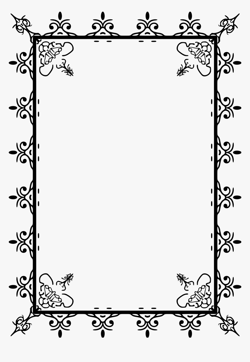 Indian Page Border Design - Page Border Transparent Png, Png Download