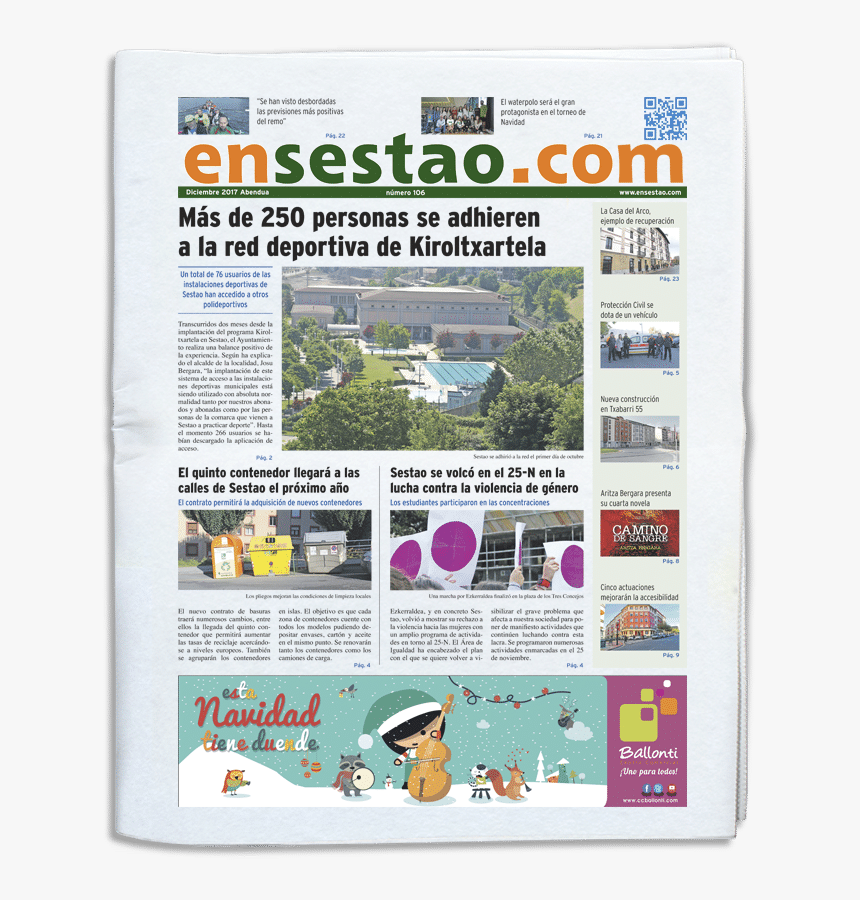 Periodico-sestao - Paper, HD Png Download