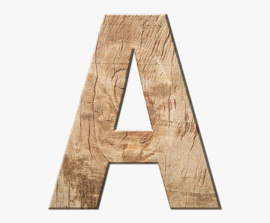 Letters, Abc, Wood, Grain, Education, Gold, Golden - Plank, HD Png Download