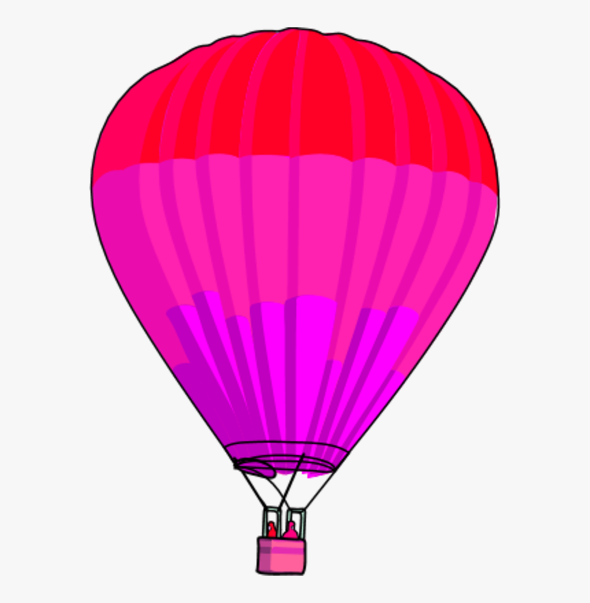 Vector Clip Art - Hot Air Balloon Clip Art Purple, HD Png Download