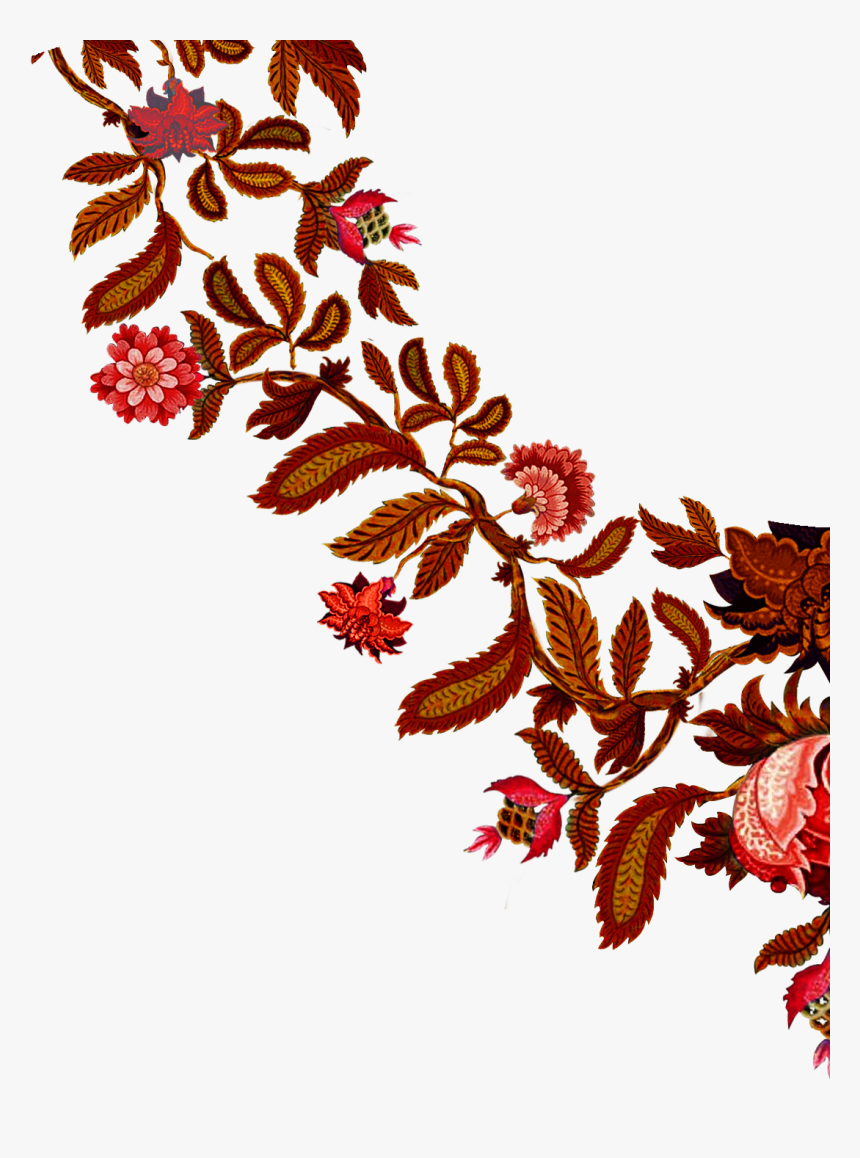 Vector Flower Design Vector Art Flower Textile Flower - Maroon Flower Design Png, Transparent Png