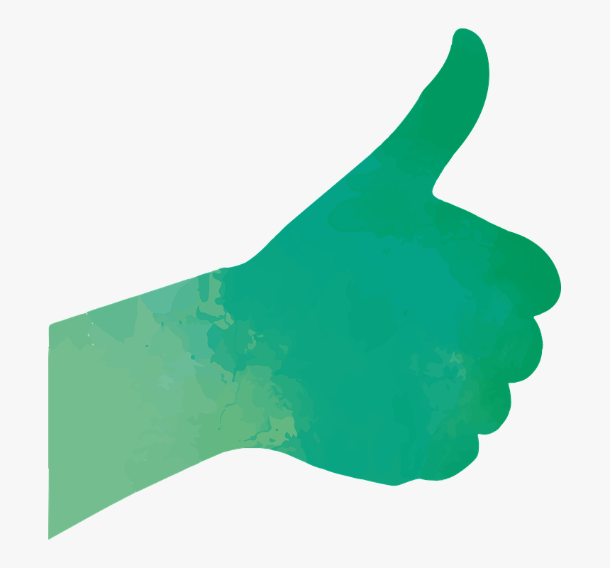 Acuarela, Pulgar, Alta, Positivo, Revisión, Super - Illustration, HD Png Download