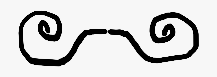 Mustache Clipart Draw - Drawn Moustache Transparent, HD Png Download