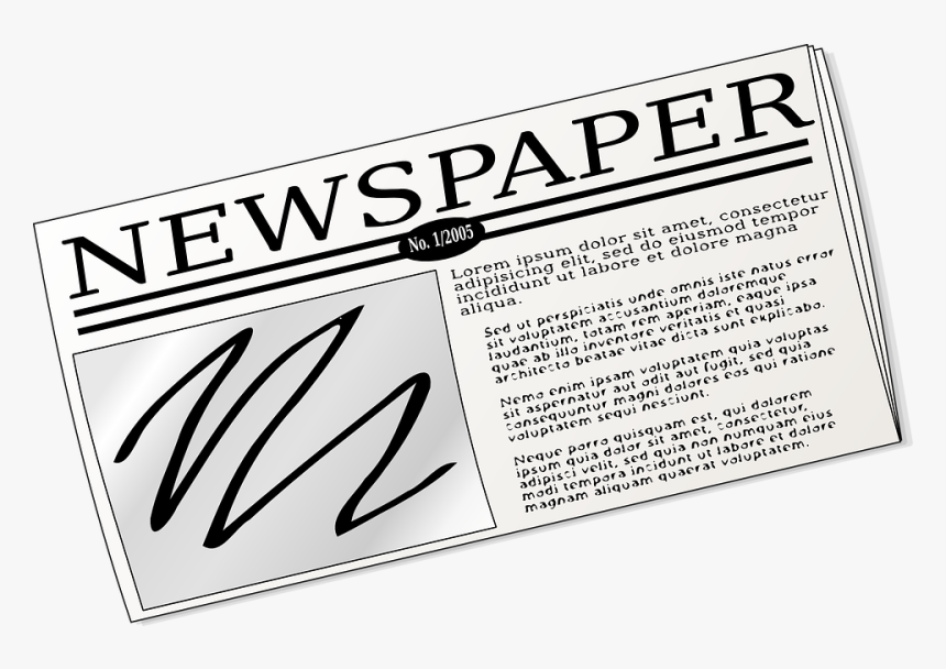 Periódico, Prensa, Información, Noticias, De Papel - Newspaper Clip Art, HD Png Download