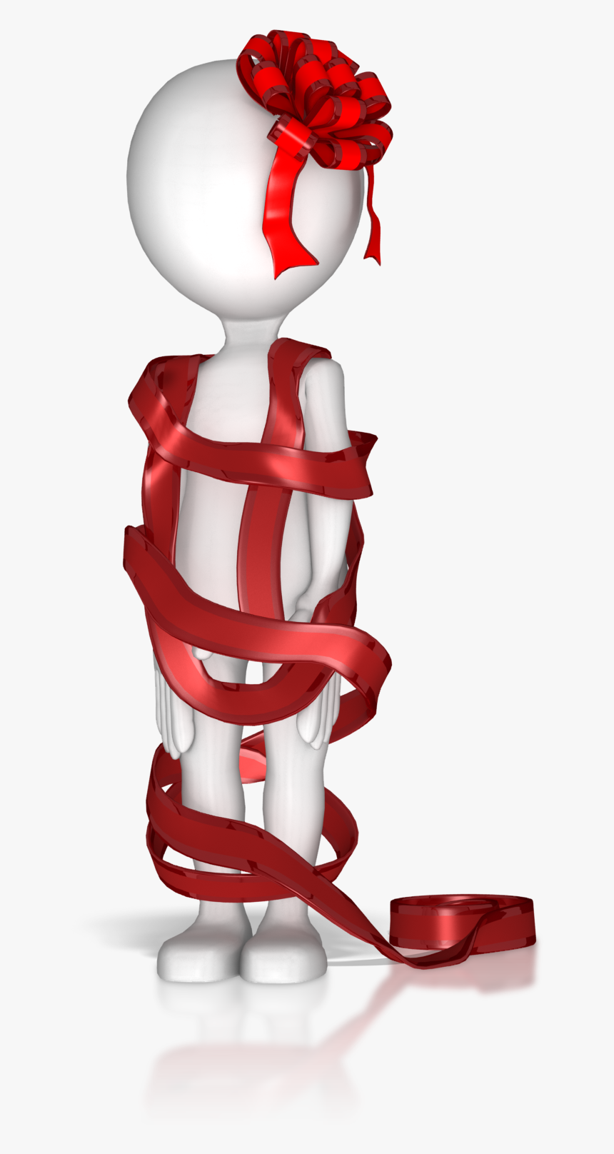 Muscle Arms Clipart - Wrapped In Ribbon Clip Art, HD Png Download