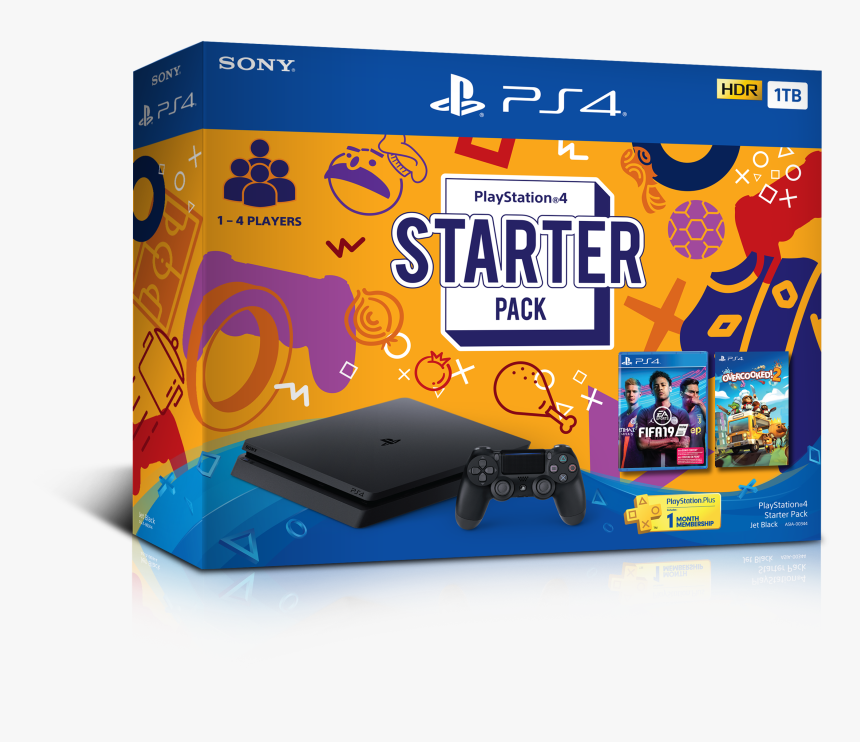 Ps4 Slim 1tb Starter Pack, HD Png Download