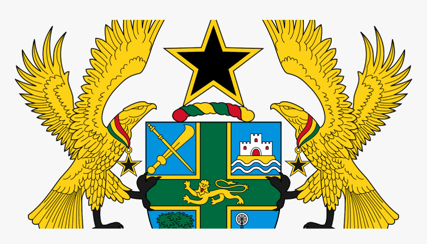 Ghana Clipart Arms - Ghana Coat Of Arms Logo, HD Png Download
