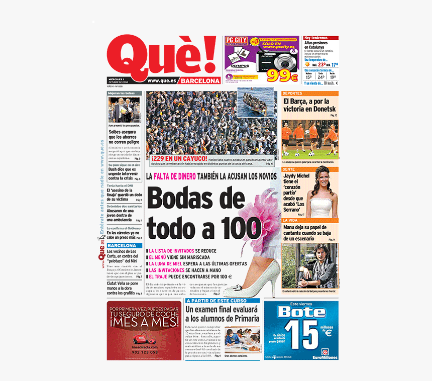 Diario Que Bcn Wedding Planners Xl - Dia Del Orgullo Friki 2009, HD Png Download