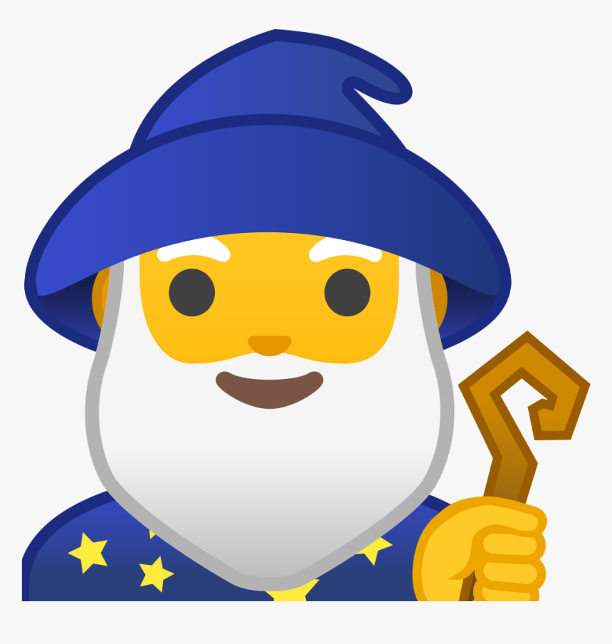 Male Mage Emoji, HD Png Download