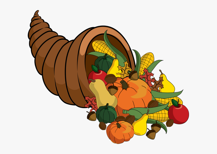 Cornucopia Free Content Thanksgiving Clip Art - Cornucopia Clipart, HD Png Download