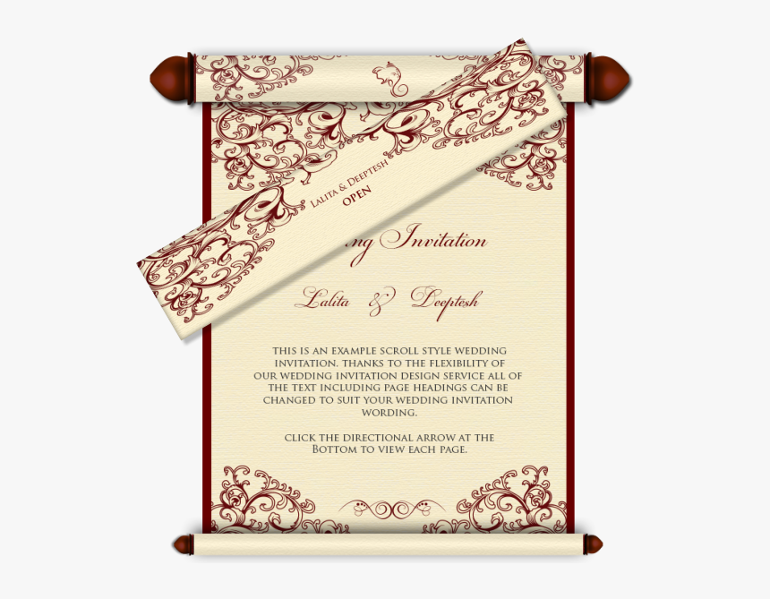 Clip Art Letter Style Email Cards - Wedding Card Design Png, Transparent Png