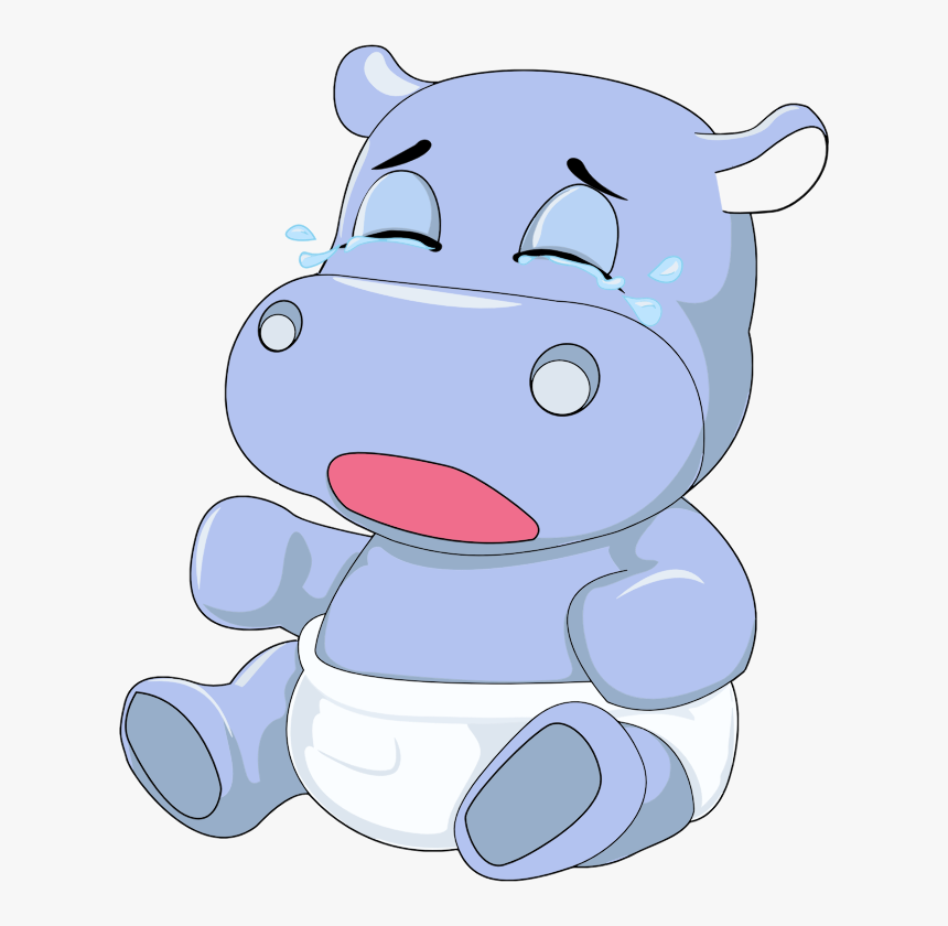 Head,art,organ - Hippo Crying, HD Png Download