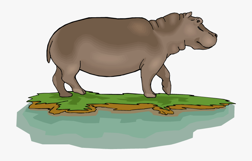 Cartoon Hippo Clipart Clipartme - Hippo Eating Clipart, HD Png Download