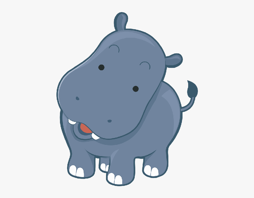 Clip Art Pin By Eugene Panidou - Transparent Background Hippo Clipart, HD Png Download