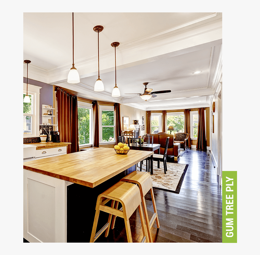 Gum Tree Ply What We - Kitchen Countertop Wood, HD Png Download
