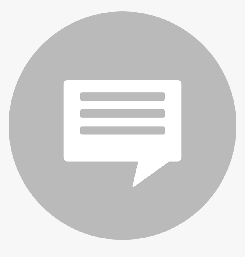 Comment, Response, Message, Statement, District, Icon - Email Logo White Png, Transparent Png