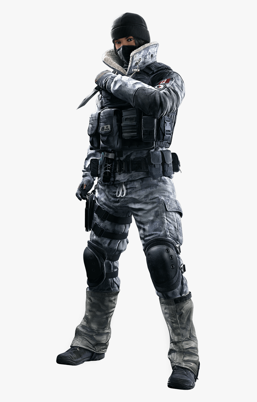 Soldier,action Figure,ballistic Vest,personal Protective - Frost Rainbow Six Siege, HD Png Download